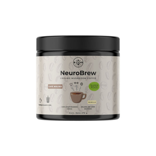 NeuroBrew | Café Molido Vainilla con hongos adaptógenos