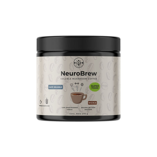 NeuroBrew | Café Molido Moka con hongos adaptógenos