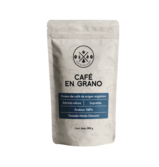 Café orgánico en grano