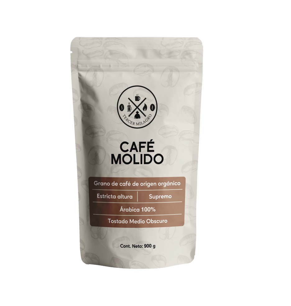 Cafe orgánico molido